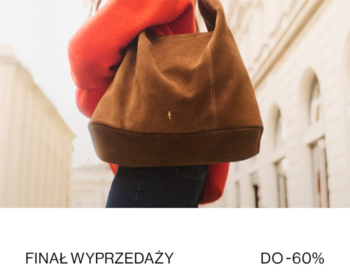 Brązowa zamszowa torebka damska