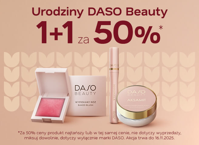 Urodziny Daso Beauty 1+1 za 50%