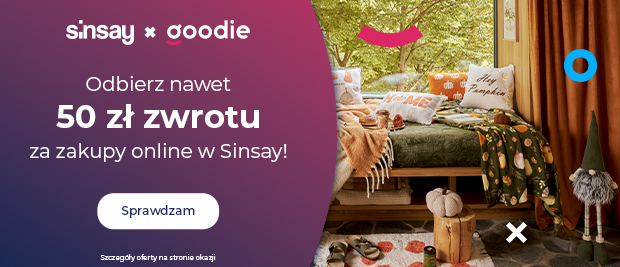 W Sinsay nawet 50 zł zwrotu