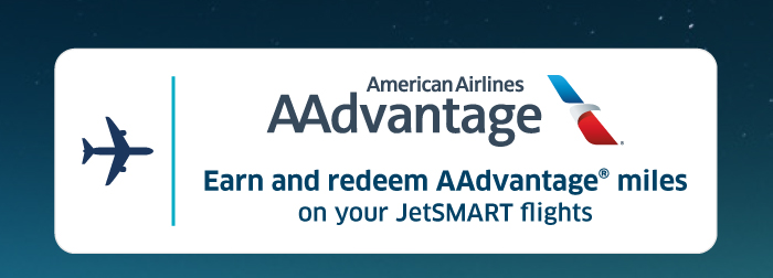 Earn AAdvantage miles on your JetSMART flights