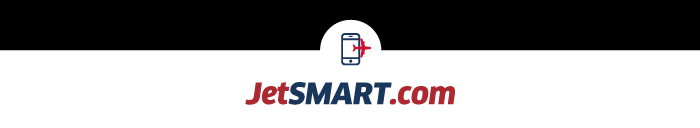 JetSMART.com logo showing a smartphone with a small airplane icon, branding for the airline’s mobile booking