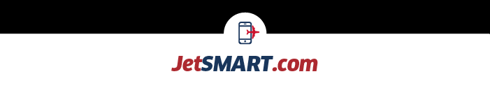 JetSMART.com logo showing a smartphone with a red airplane icon above the red and blue brand name on a white background