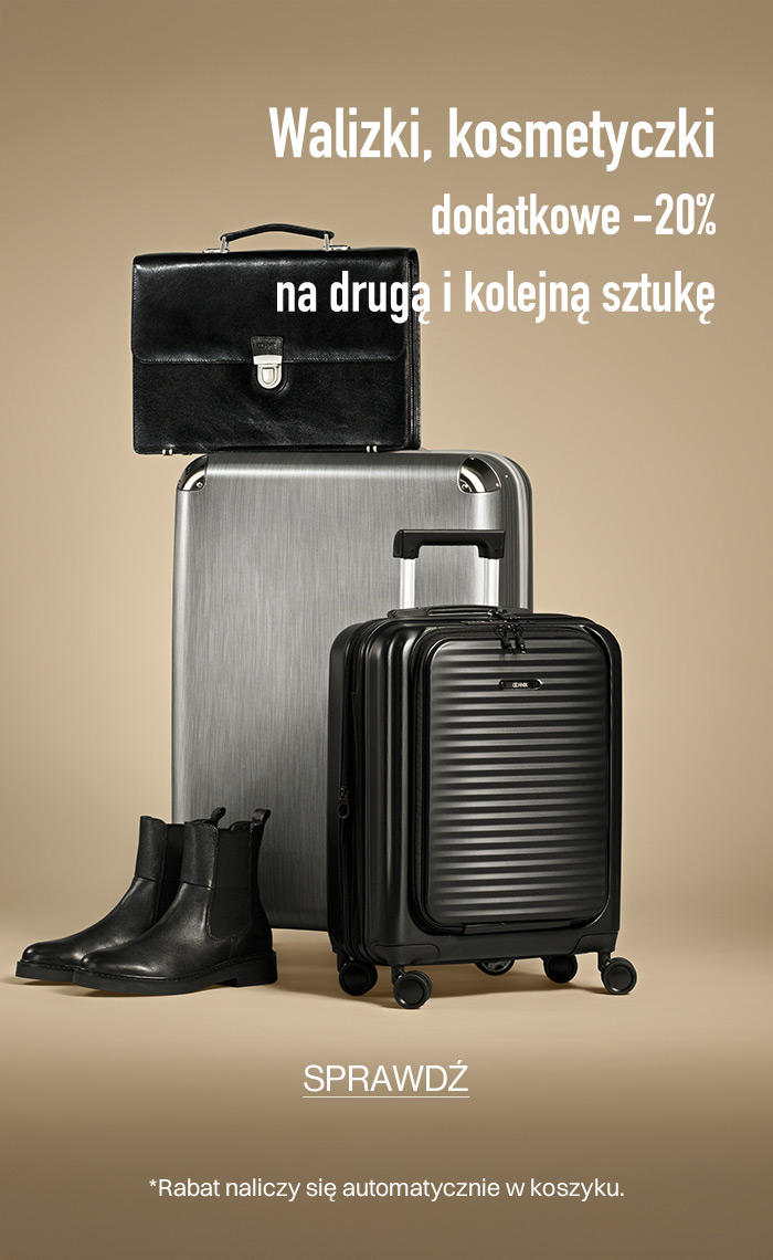 Walizki kosmetyczki dodatkowe -20% na drugą i kolejną sztukę