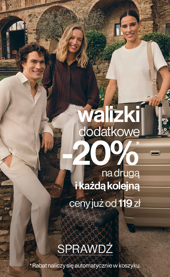 walizki dodatkowe -20% na drugą i każdą kolejną