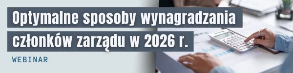 Webinar banner: 'Optimal ways to remunerate board members in 2026' with hands using calculator and financial charts