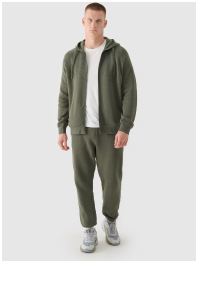 Pánské tepláky typu jogger - khaki