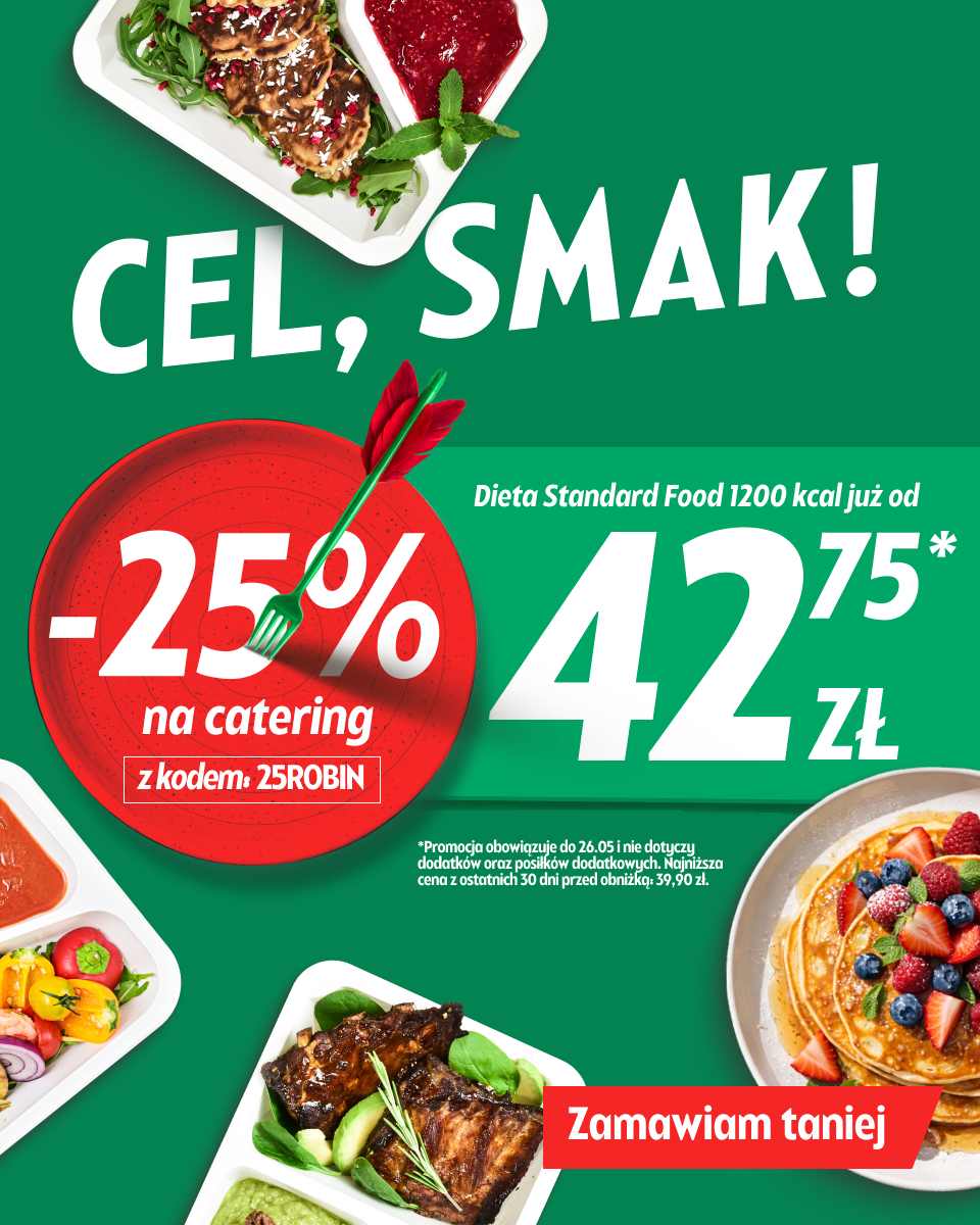 Cel: smak! -25% na vatering z kodem