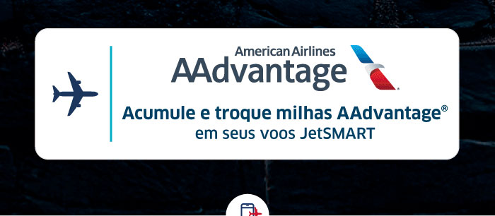 Acumula millas AAdvantage en tus vuelos JetSMART