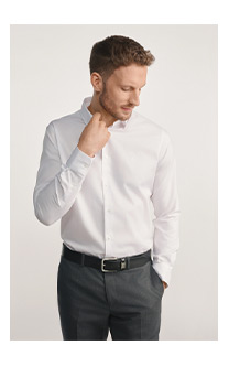 Biała koszula męska