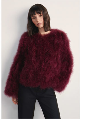 Kurtka damska z pi&oacute;r indyczych