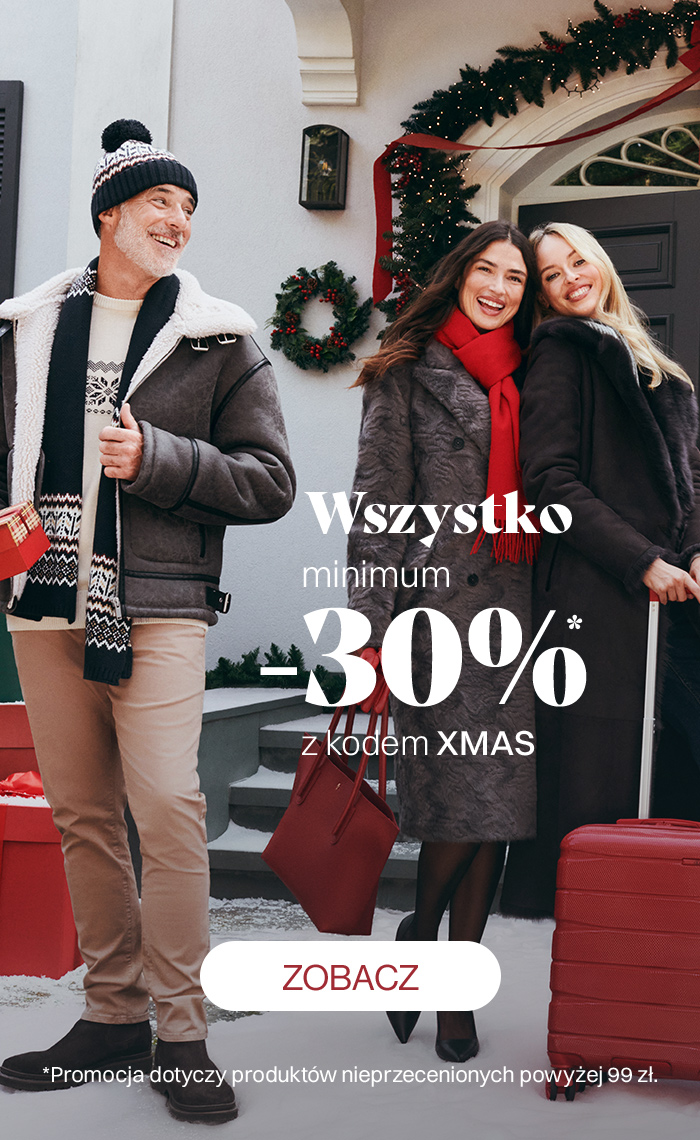 Wszystko minimum -30% z kodem XMAS
