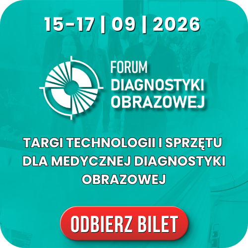 Forum Diagnostyki Obrazowej (Medical Imaging Diagnostics Forum), 15–17 Sep 2026 — trade fair for imaging technology and equipment; 'Odbierz bilet' button
