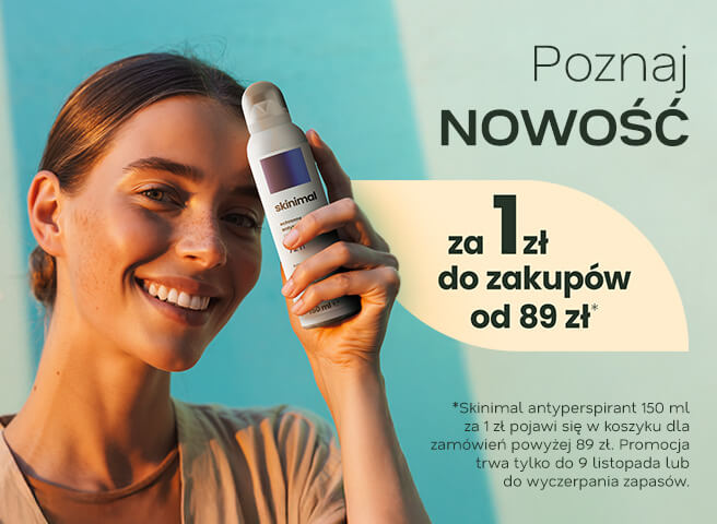 Poznaj nowosć - SKinimal Antyperspirant za 1 zł