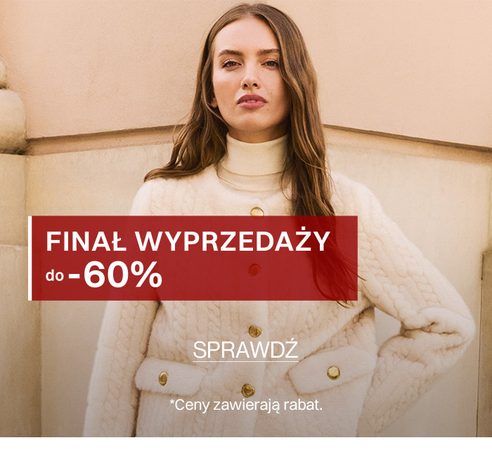 finał wyprzedaży do -60%