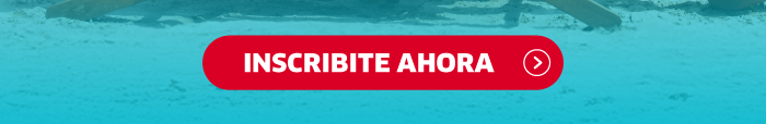 Red rounded call-to-action button reading 'INSCRIBITE AHORA' (Spanish for 'Sign up now') on a turquoise textured background