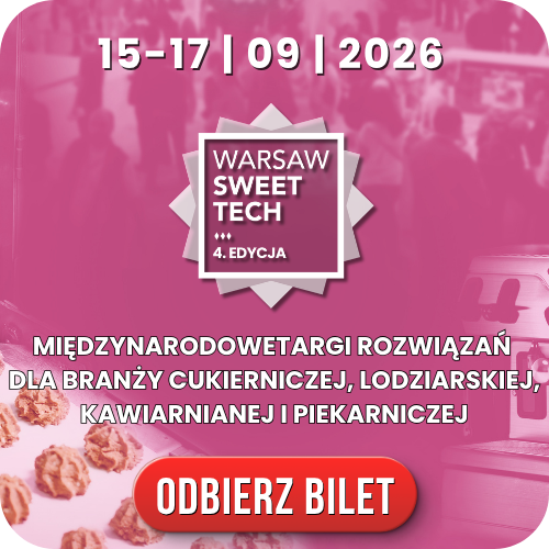 Warsaw Sweet Tech 4th edition, 15–17 Sep 2026 – international fair for confectionery, ice‑cream, café and bakery industries. Get ticket.