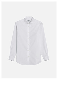 Biała koszula męska z bawełny