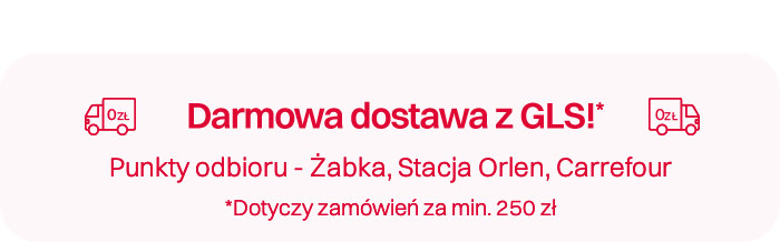 Darmowa dostawa z GLS!