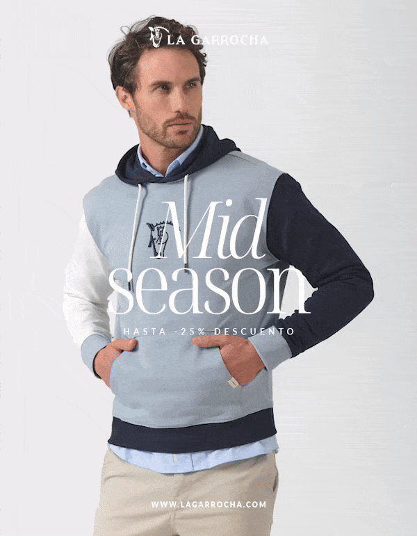 Banner Mid Season - Hasta -25% descuento - La Garrocha
