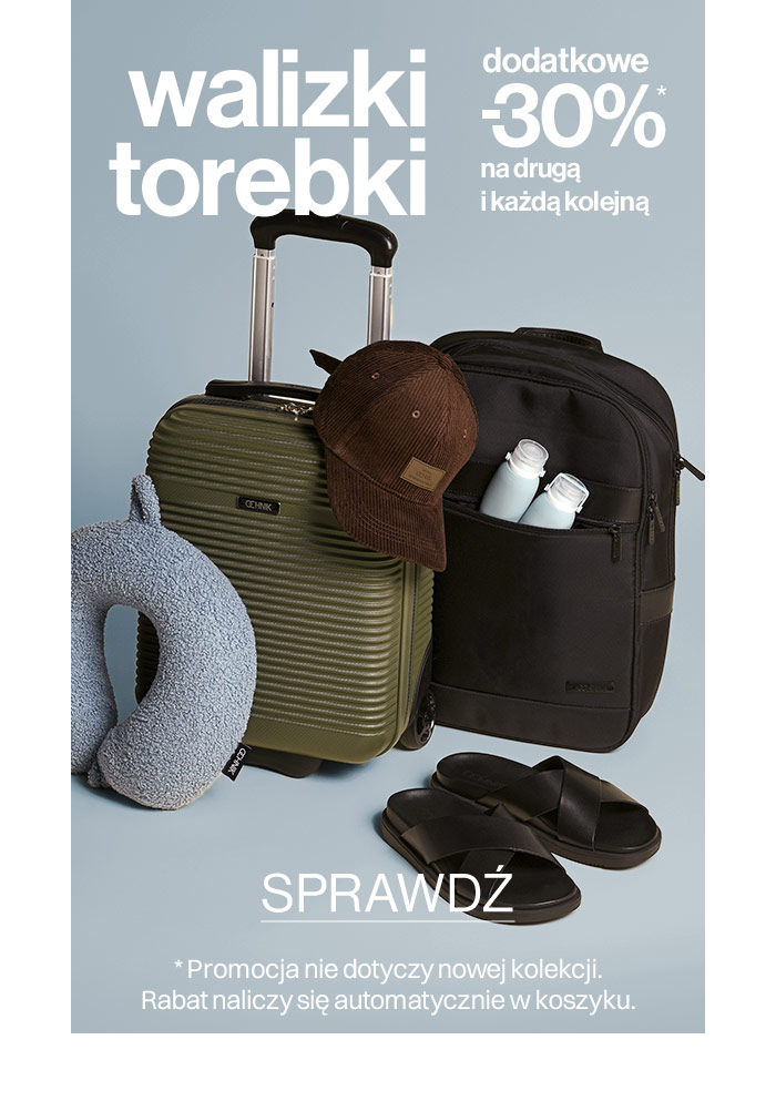 walizki torebki dodatkowe -30% na drugą i każdą kolejną