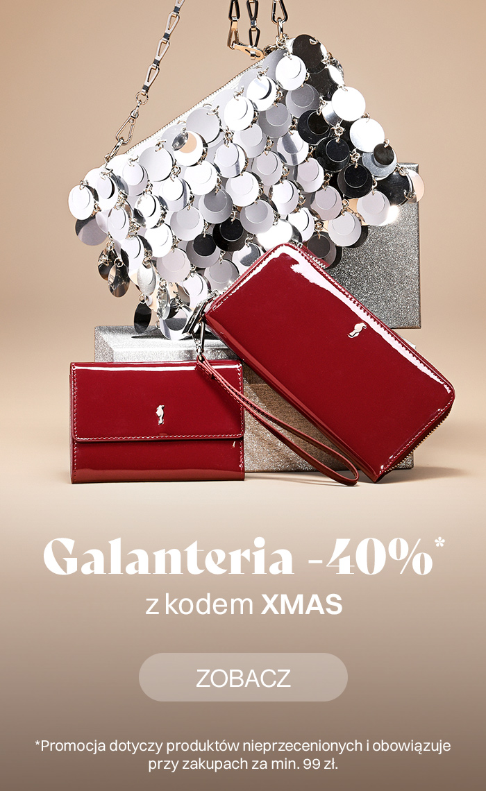 Galanteria -40% z kodem XMAS