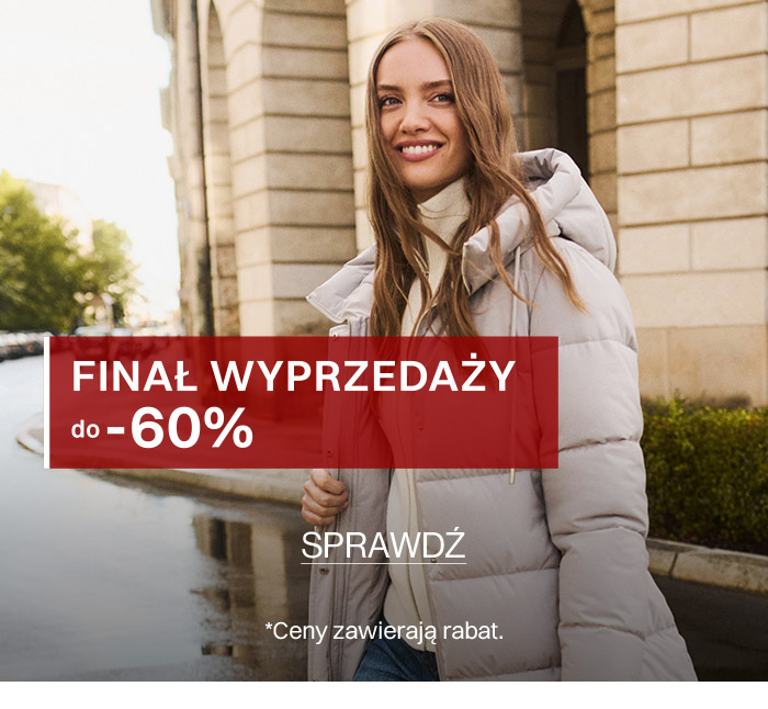 finał wyprzedaży do -60%