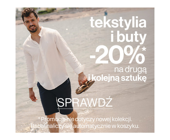 Tekstylia i buty - jeszcze taniej!