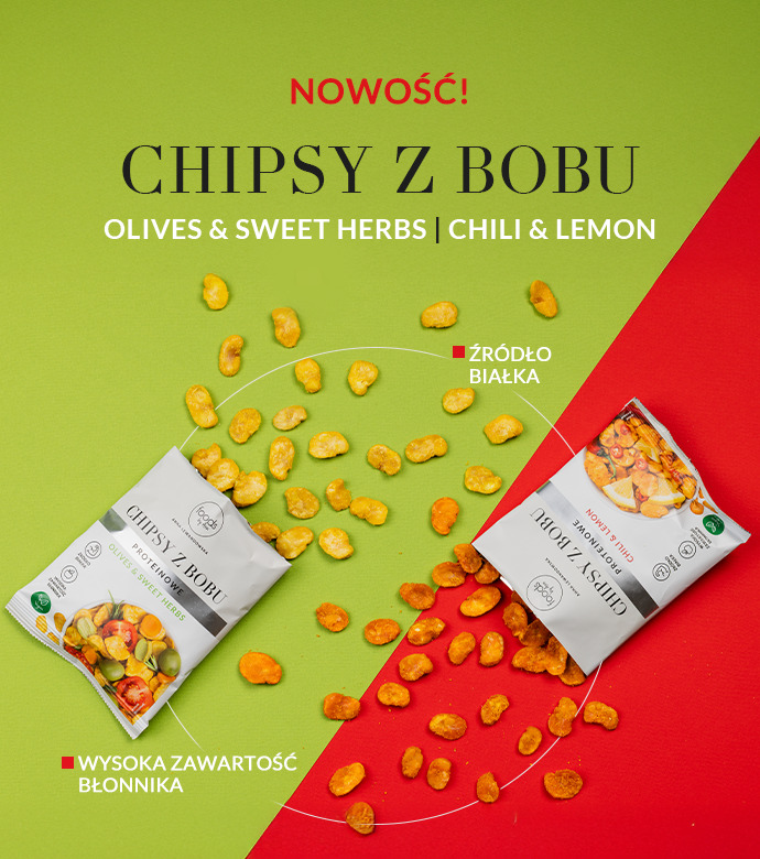 Nowość - chipsy z bobu