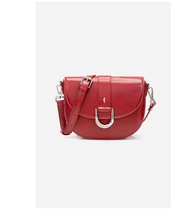 Czerwona klasyczna torebka damska