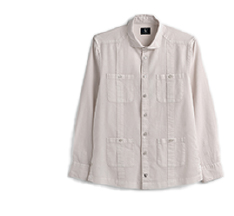 Camisa Cubana Beige - La Garrocha