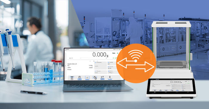 Remote control of the balance