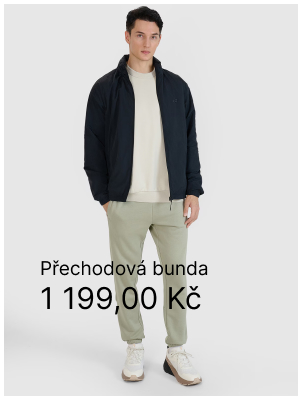 Pánská přechodová bunda - černá