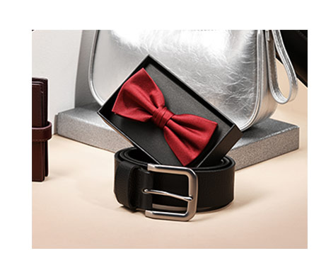 Bordowa mucha męska