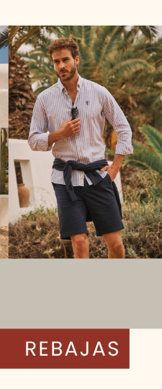 Camisa de lino y algodon - Novara gris - Fotografia con modelo en paraje natural