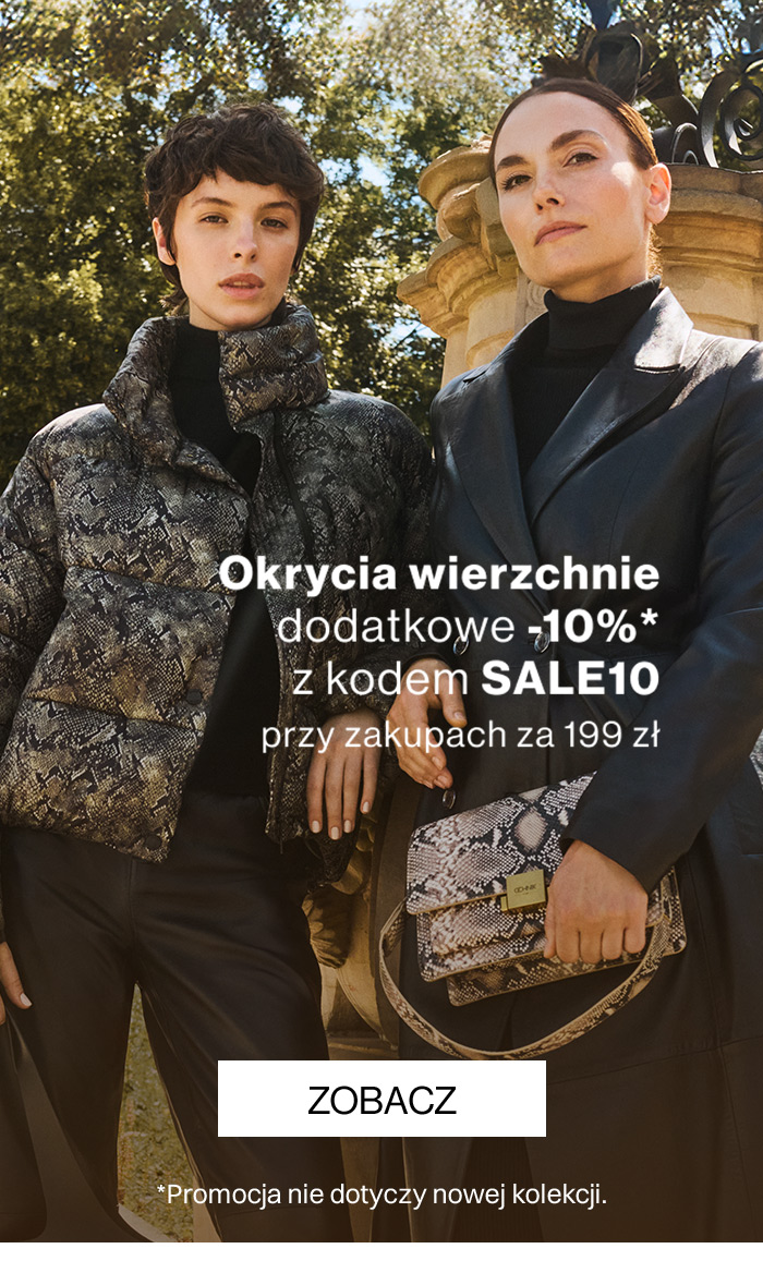 okrycia wierzchnie dodatkowe -10% z kodem SALE10