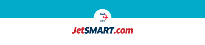 JetSMART.com logo showing the airline name and a mobile phone with a boarding-pass icon