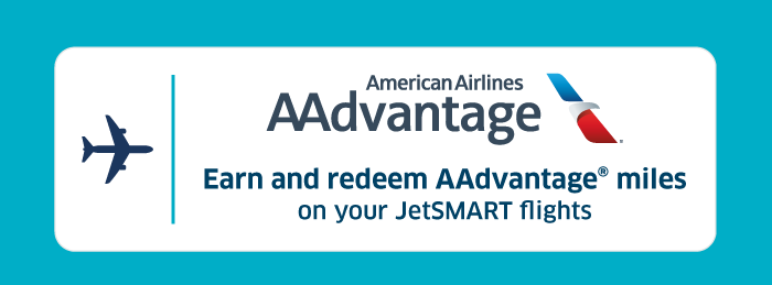 Earn AAdvantage miles on your JetSMART flights