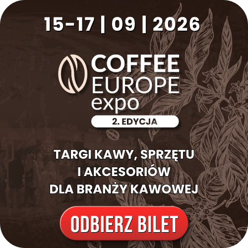 Coffee Europe Expo banner: 15–17 Sep 2026, 2nd edition — trade fair for coffee equipment and accessories; Get ticket