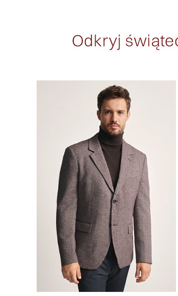 Bordowa marynarka męska