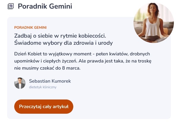 artykuł z poradnika gemini