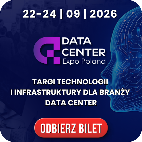 Data Center Expo Poland 22–24 Sep 2026 — technology & infrastructure fair for data centre industry, 'Collect ticket' button