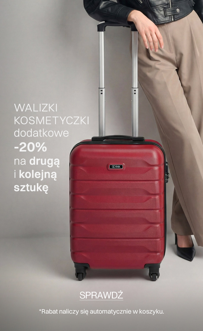 walizki kosmetyczki dodatkowe -20%