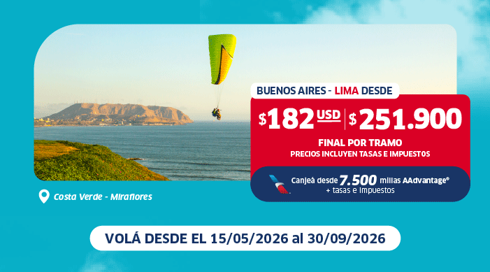 Vuelos internacionales en oferta