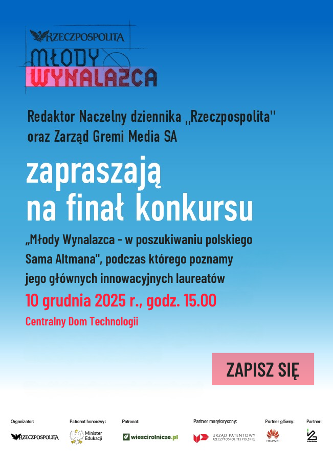 Zaproszenie na finał konkursu 
