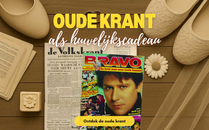 Weet je nog die dag? Het perfecte huwelijkscadeau!
