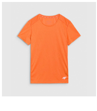 Dámské běžecké tričko regular - oranžové