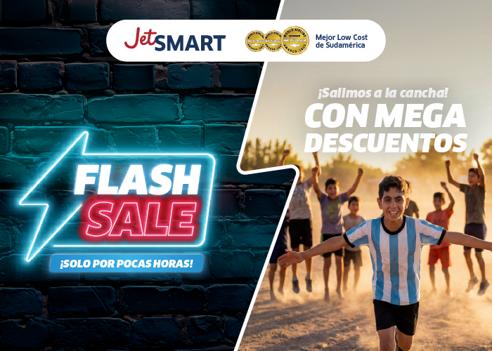 JetSMART - Vuela más pagando menos