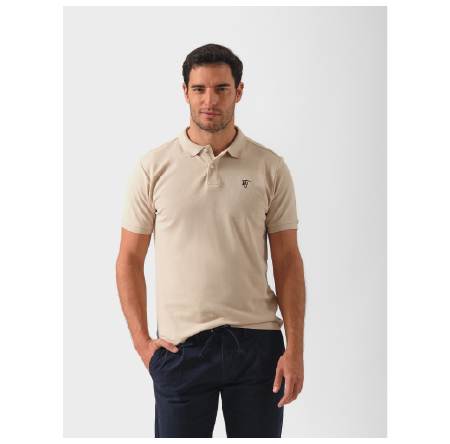 Polo basico - Nude - La Garrocha
