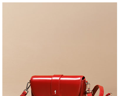 Czerwona klasyczna torebka damska