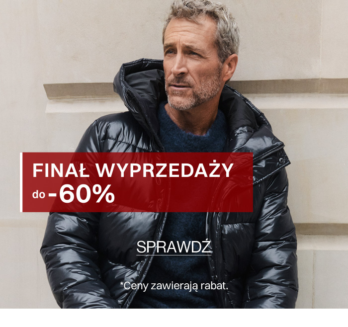 finał wyprzedaży do -60%